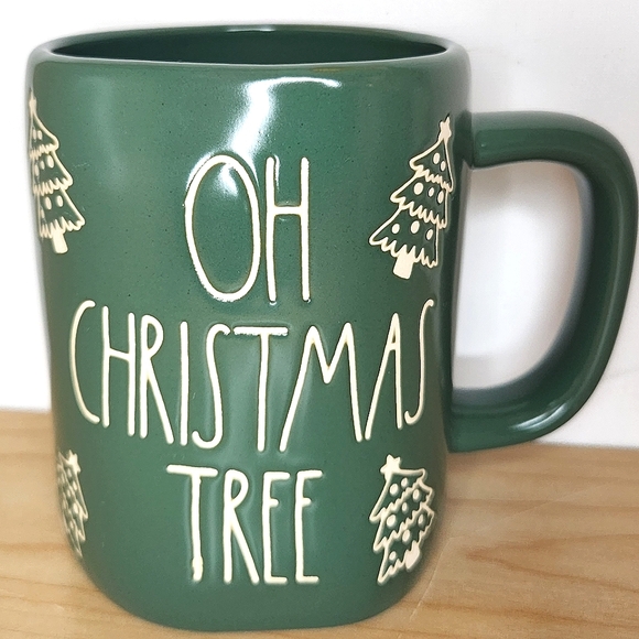 🆕️ Rae Dunn Oh Christmas Tree Patterned Christmas Mug - Picture 1 of 1